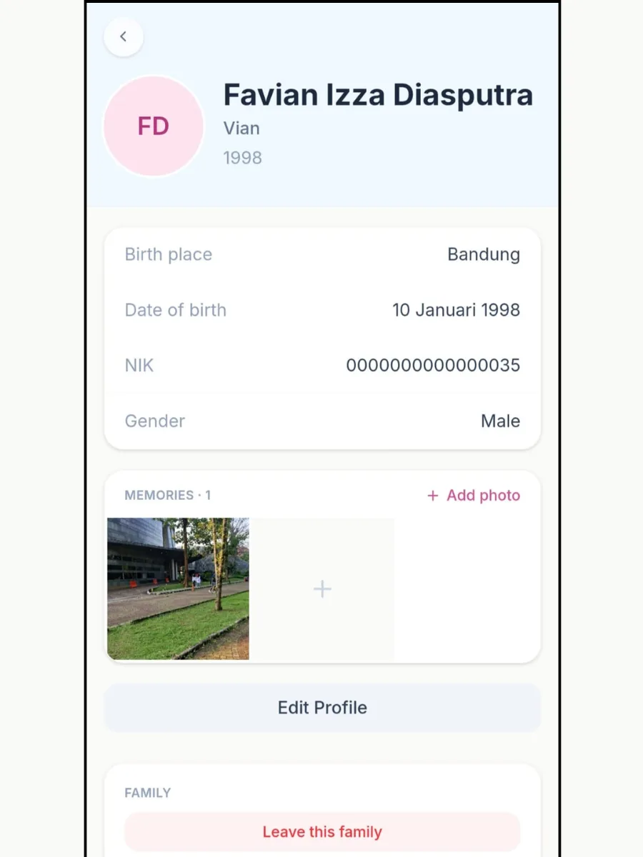 Genealogy Platform preview
